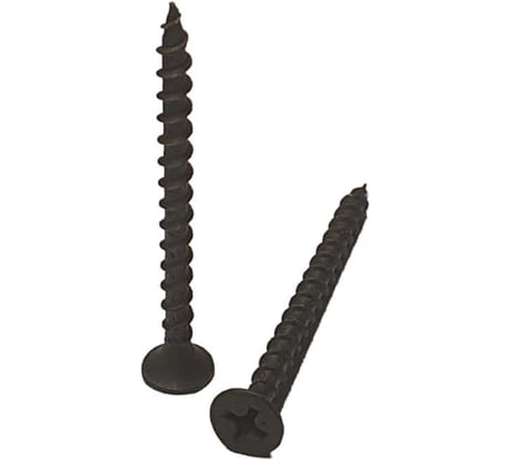 Саморез черный фосфатированный по дереву 3.5x51 мм, ph2, 1 кг GSMETZ 1003551-1