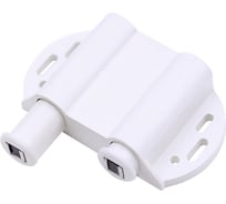 Двойной магнитный держатель для стеклянного фасада Вещицы 2 шт., белый MD-002 WT