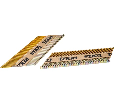 Гвоздь по дереву (2,87х63 мм, 3000шт.) рифленый c гальваническим покрытием TOUA 28763RIEG