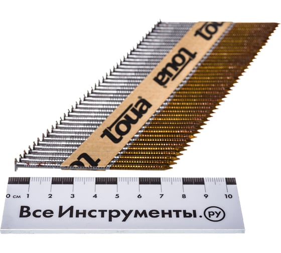 Гвоздь по дереву (3,05х75 мм, 2000шт.) рифленый TOUA 30575RIBrt