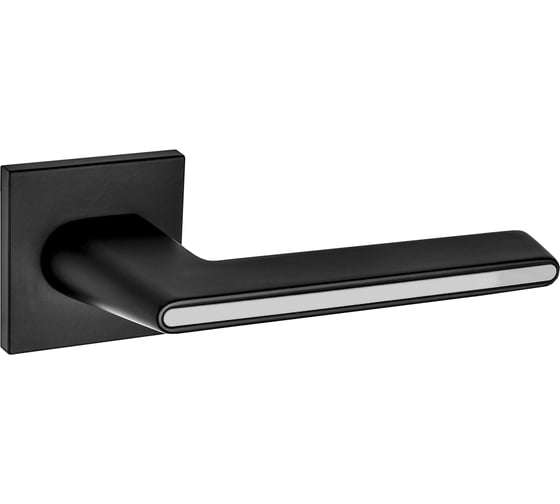 Дверная ручка PUERTO Романо, серия SLIM, черный - белый, INAL 556-03 slim B/W 1