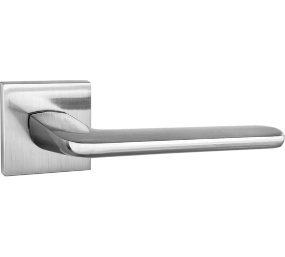 Дверная ручка PUERTO Гляссе, серия SLIM, никель матовый, INAL 555-03 slim SN 1