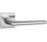 Дверная ручка PUERTO Гляссе, серия SLIM, никель матовый, INAL 555-03 slim SN 1