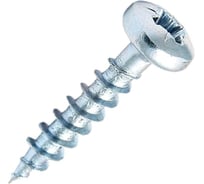 Универсальный саморез по дереву Гвозdeck HR, сферический, 4,5х25 мм, цинк, Pz упаковка 1000 шт. 20144525WHPZHR1