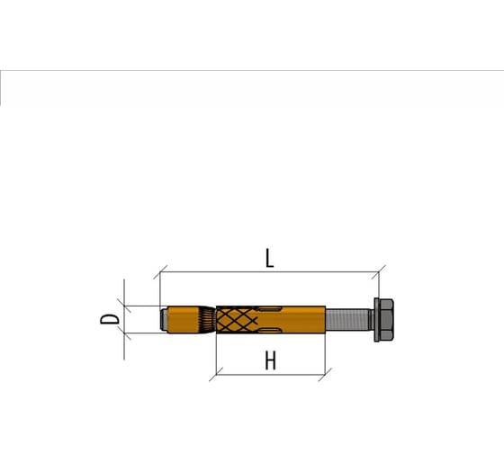 Анкерный болт Система КМ М10x80 мм, М8 LO13912 ANB10-80