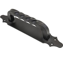 Дверная ручка-скоба ООО Комус УЗК Домарт модель 4 декоративная, 225 мм, черная 1685158