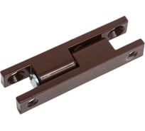 Алюминиевая петля для москитной сетки KOMFORT москитные системы коричневая, s32, 6 шт. ПМ000849