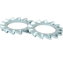 Зубчатая шайба Система КМ М6 DIN 6798 A, упаковка 500 шт. SHZ6