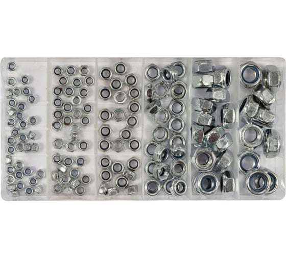 Набор гаек самоконтрящиеся, YATO 146 пр YT-06774 371406774 092 1 1