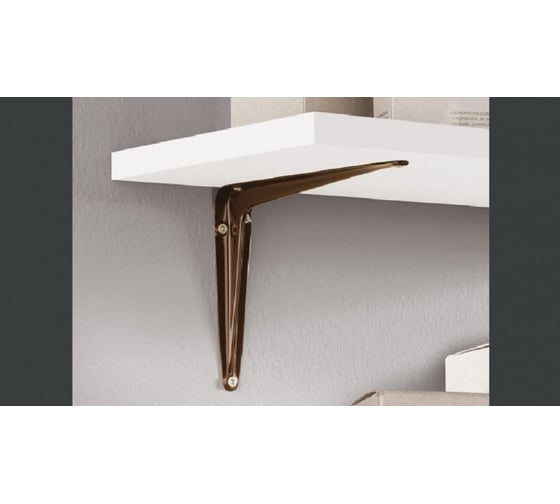 Стальной кронштейн Dolle standard 90x65 мм, коричневый 90818