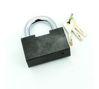 Навесной замок Bohrer ВС2-75 дужка сталь, 3 ключа, корпус чугун 71042751