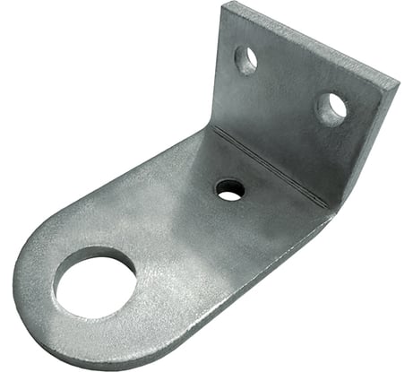 Усиленная угловая проушина 7КООРДИНАТ нерж.сталь aisi304 80x45x40 мм, толщина 5 мм ВИ7КНЖ8045405