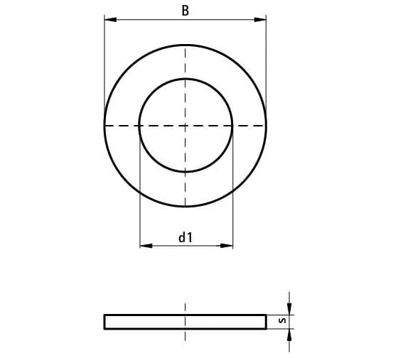 Шайба Walraven BIS WM0-35, 6.4x25 мм, упаковка 100 шт. 6533306