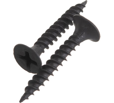 Саморез по металлу VIPКрепеж черный 3,5х25 мм 460 шт 40004 VIPL