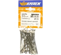 Саморез по дереву VIPКрепеж черный 4,2х70 к 30 шт 20125 VIP