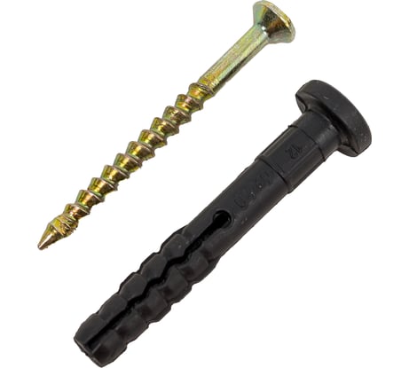 Дюбель-гвоздь с грибовидным бортиком VIPКрепеж 6х40 120 шт 43702 VIP