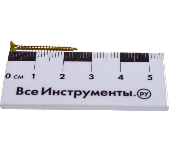 Шуруп, жёлтый цинк Крепежная техника 2,5х25 1000шт 431300 БК