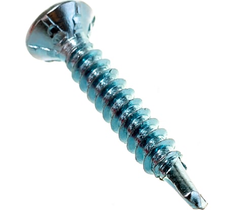 Саморез для оконного профиля, белый Крепежная техника 3.9х25 1000шт 430808 БК