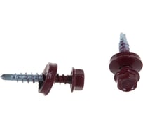Кровельный саморез, красное вино Крепежная техника 4,8х29 RAL 3005 250шт 420306 БК