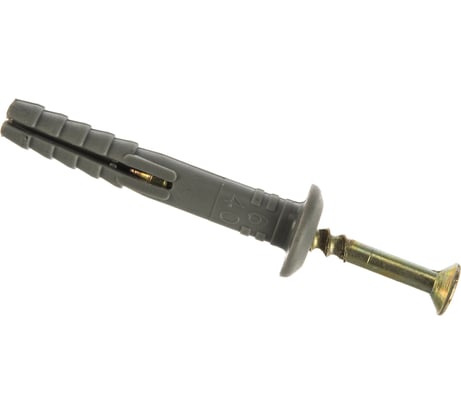 Дюбель-гвоздь с грибовидным бортиком Качественный Крепеж 6х40 40 шт 0200631 КЧ