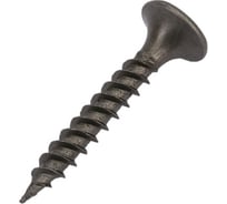 Саморез Качественный Крепеж 3,5х25 потай, частая резьба, оксид 1 500 шт 1000391 КЧ