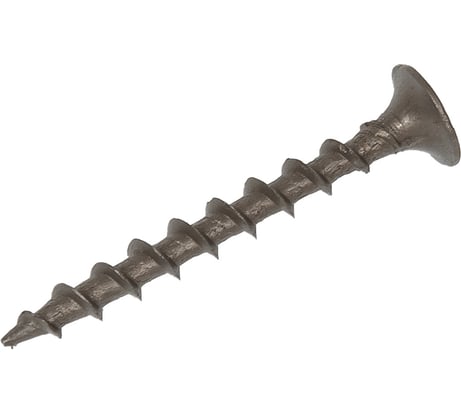 Саморез Качественный Крепеж 3,5х35 потай, крупная резьба, оксид 450 шт 0500363 КЧ