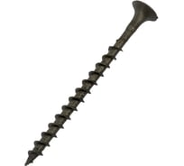 Саморез Качественный Крепеж 3,5х51 потай, крупная резьба, оксид 250 шт 0500369 КЧ