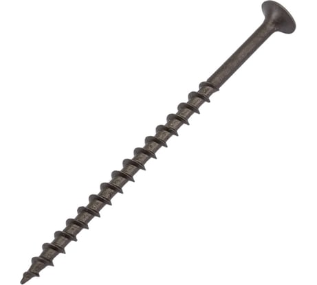 Саморез Качественный Крепеж 4,2х70 потай, крупная резьба, оксид 140 шт 0300375 КЧ