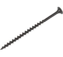 Саморез Качественный Крепеж 4,2х70 потай, крупная резьба, оксид 360 шт 1000375 КЧ