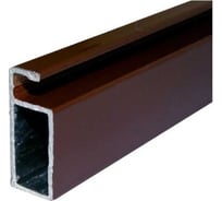 Профиль для москитной двери KOMFORT москитные системы рамный, 25x17, коричневый, 0,6 м ПРК02663