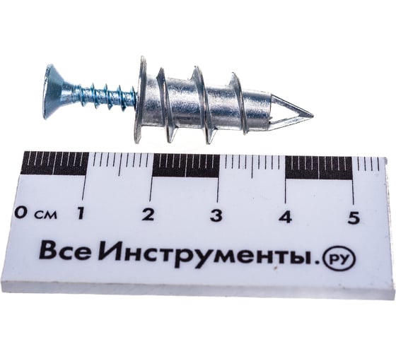 Анкер дюбель Tech-Krep/Zitar DRIVA METAL с шурупом 4 шт - пакет 102949