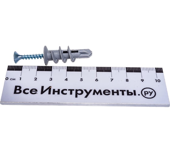 Анкер дюбель Tech-Krep DRIVA NYLON с шурупом 4 шт - пакет 102947