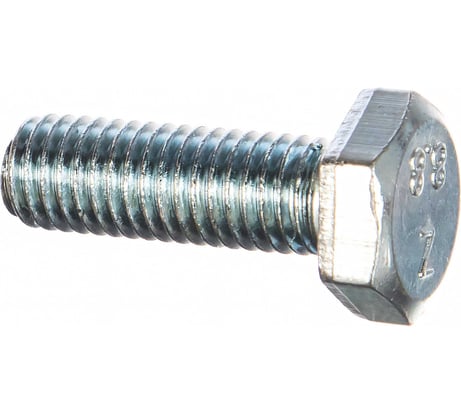 Болт DIN933 с шестигранной головкой оцинкованный М10x30 10 шт Zitar 102976