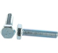 Болт Tech-Krep DIN933 с шестигранной головкой, оцинкованный М12х50 2 шт - пакет 126529