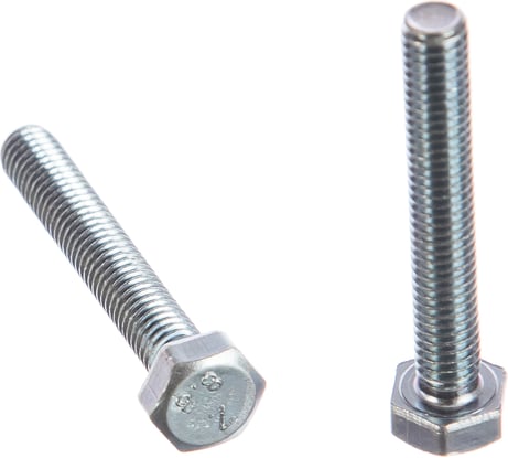Болт Tech-Krep/Zitar DIN933 с шестигранной головкой, оцинкованный М6х40 16 шт - пакет 102961
