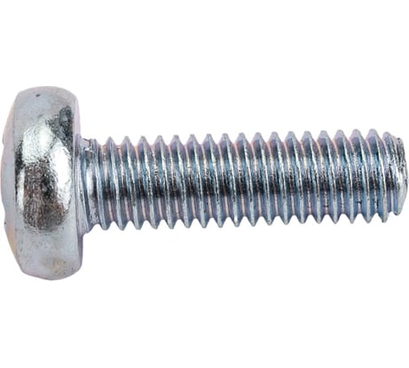 Винт DIN7985 с полукруглой головкой оцинкованный М6x20 10 шт Zitar 103021