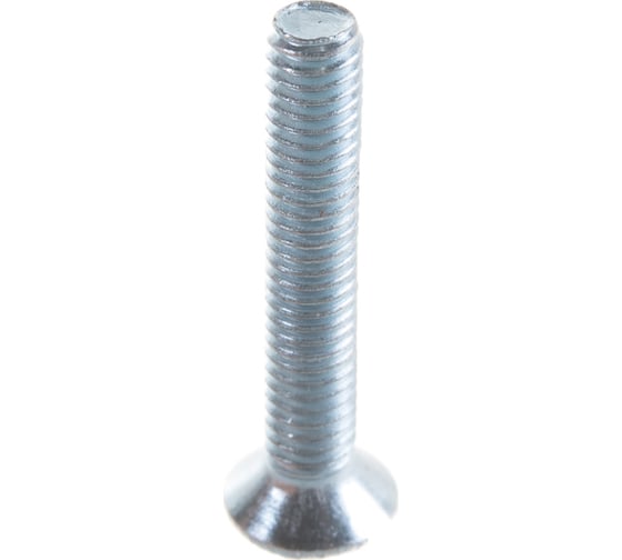 Винт Tech-Krep/Zitar DIN965 с потайной головкой, оцинкованный М4х25 12 шт - пакет 126588