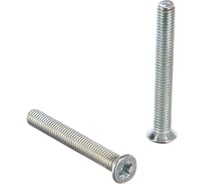 Винт Tech-Krep DIN965 с потайной головкой, оцинкованный М5х40 8 шт - пакет 126593