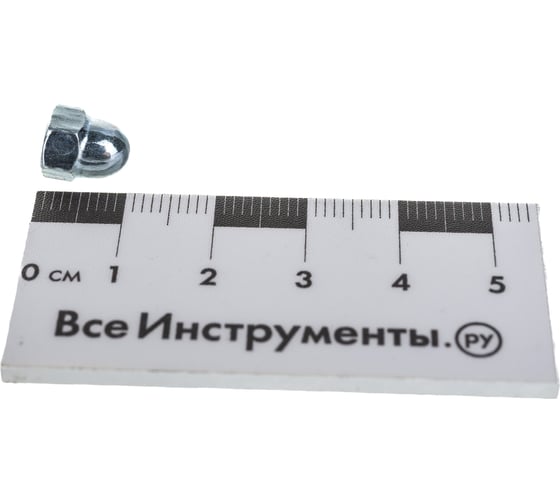 Колпачковая гайка Tech-Krep/Zitar DIN1587 оцинкованная М5 10 шт - пакет 112276