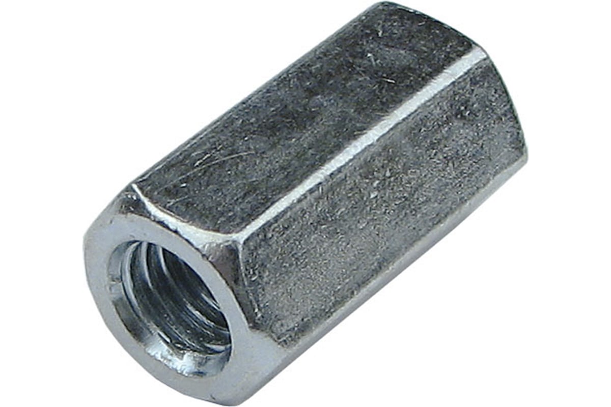Соединительная гайка Tech-Krep DIN6334 оцинкованная М12 2 шт - пакет ...