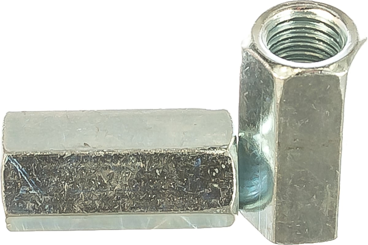 Соединительная гайка Tech-Krep DIN6334 оцинкованная М12 2 шт - пакет ...