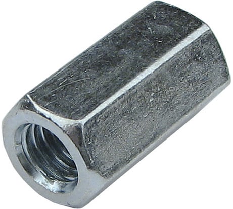 Соединительная гайка Tech-Krep/Zitar DIN6334 оцинкованная М12 2 шт - пакет 112280