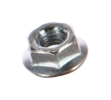 Шестигранная гайка с фланцем Tech-Krep DIN6923 оцинкованная М6 200 шт - пакет 141611