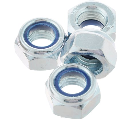 Гайка DIN985 самоконтрящаяся оцинкованный М6 16 шт Zitar 103031