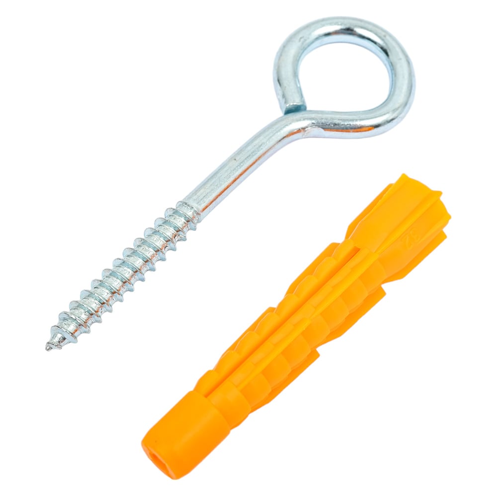 Шуруп с кольцом Tech-Krep 6х60 с универсальным дюбелем 10х61 2 шт ...