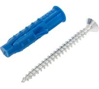 Саморез ШУц Tech-Krep/Zitar 3,5х40 потайная головка + дюбель 6х30 30 шт - пакет 112563