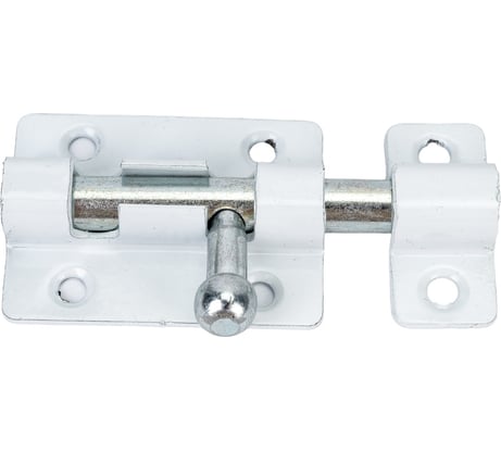 Накладная задвижка Tech-Krep/Zitar 4 белая -пакет 138887