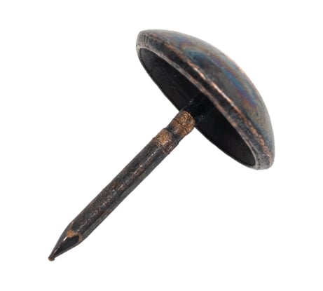 Гвозди декоративные Сфера 11 мм 1,3x16 мм Бронза Ренессанс 30 шт Zitar 130860