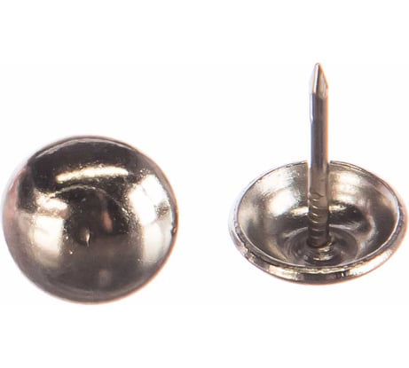Гвозди декоративные Сфера 11 мм 1,3x16 мм Никель 30 шт Zitar 130862