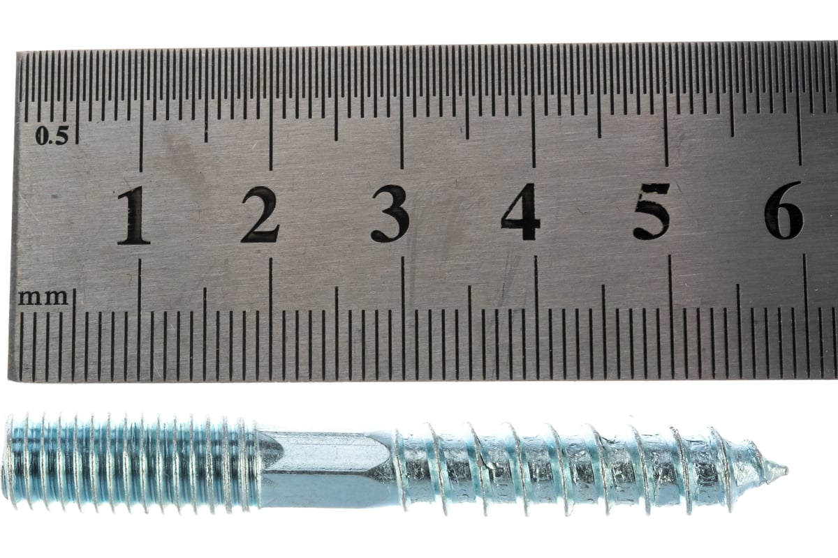 Сантехническая шпилька Tech-Krep М8х60, 4шт - пакет 112231 - выгодная ...